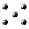 Service Caster 2'' Floor Safe Chrome Hooded Twin Wheel Caster Top Plate, 5PK SCC-TP02S50D-NYU-BC-5 - alternate 1